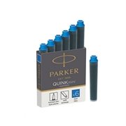 Refil patrona Quink Parker mini, plava, 6 komada