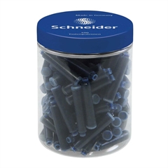 Refil patrona za nalivpero Schneider u čaši, plava, 100 komada