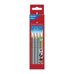 Bojice Faber-Castell Grip Jumbo metal, 5 komada