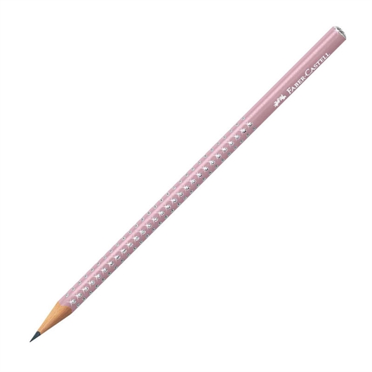 Grafitna olovka Faber-Castell Sparkle Rose B, ružičasta