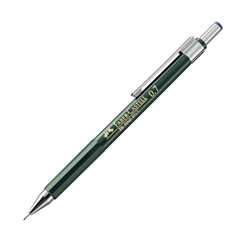 Tehnička olovka Faber-Castell TK Fine, 0,7 mm, zelena
