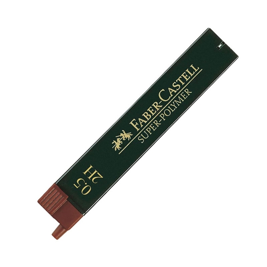 Mine za tehničku olovku Faber-Castell, 2H, 0.5 mm, 12 komada