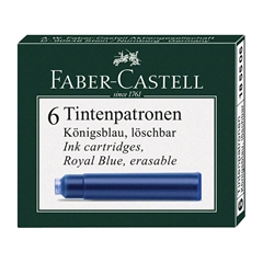 Refil patrona Faber-Castell, plava, 6 komada
