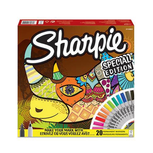 Marker Sharpie Fine Ultimate Edition, Nosorog, 20 komada