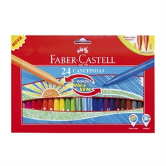Flomasteri Faber-Castell IN&OUT, 24 komada