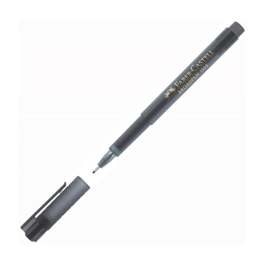 Flomaster Faber-Castell Broadpen, 0.8 mm, siv