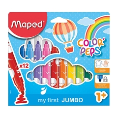 Flomasteri Maped Color'peps Maxi, 5 mm, 12 komada
