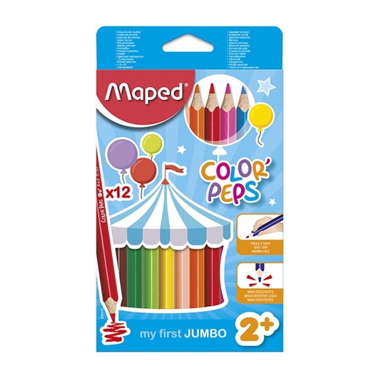 Bojice Maped Color'peps Maxi, 12 komada