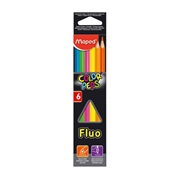 Bojice Maped Color'peps Star Fluo, 6 komada