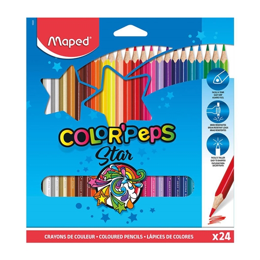 Bojice Maped Color'peps Star, 24 komada