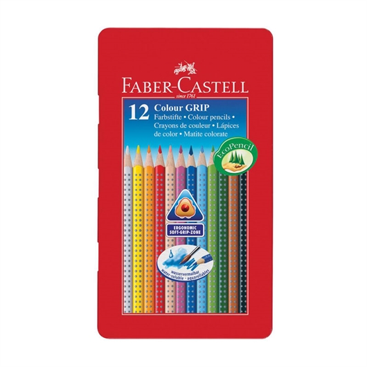 Bojice Faber-Castell Grip, eco, 12 komada