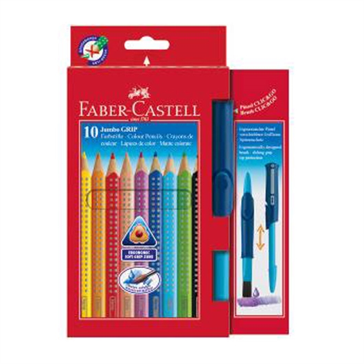 Bojice Faber-Castell Grip Jumbo, 10 komada