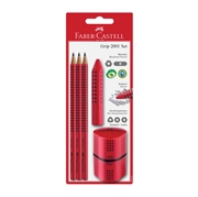 Komplet Faber-Castell Grip B, crveni