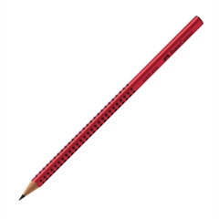 Grafitna olovka Faber-Castell Grip, crvena