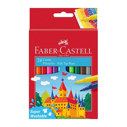 Flomasteri Faber-Castell Felt Tip Pens, 24 komada