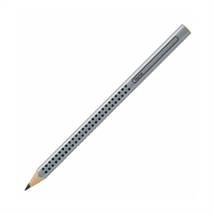 Grafitna olovka Faber-Castell Grip Jumbo, B, siva