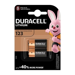 Baterija Duracell Lithium CR123, 2 komada