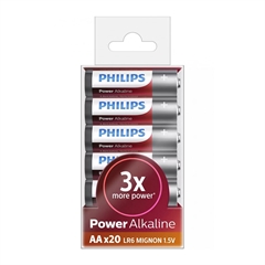 Baterija Philips Power Alkaline AA-LR06, 20 komada