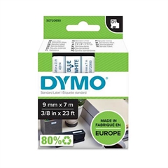 Traka Dymo D1 409140, 9 mm / 7 m (plava/bijela), original