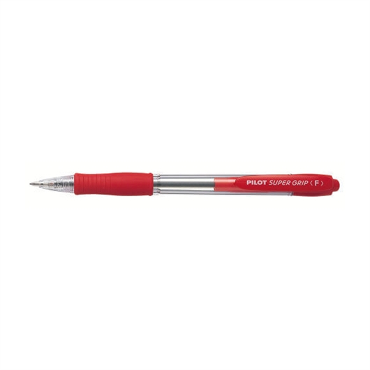 Kemijska olovka Pilot Super Grip Fine BPGP-10R-F, crvena
