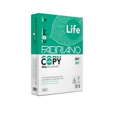 Fotokopirni (reciklirani) papir Fabriano Copy Life Recycled A4, 500 listova, 80 gr