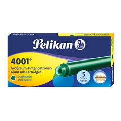 Refil patrona Pelikan GTP/5, duge, tamno zelena