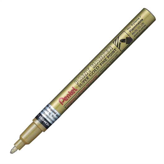 Marker Pentel Paint, 2,9 mm, zlatni