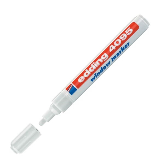 Marker E-4095, 2-3 mm, okrugli vrh, bijeli
