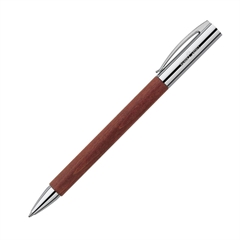 Kemijska olovka Faber-Castell Ambition Pearwood F, crvena