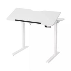 Električni stol sa nagibnom pločom 30° UVI Desk, bijela