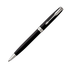 Kemijska olovka Parker Sonnet Basic, crno srebrna