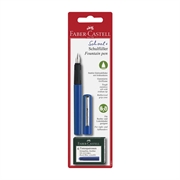 Nalivpero Faber-Castell, plavo + 6 tintnih patrona GRATIS