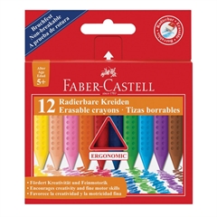 Voštane boje Faber-Castell Grip, 12 komada