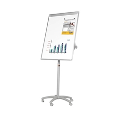 Samostojeća ploča Bi-Office Maya Mobile, 102 x 70 cm, siva