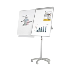 Samostojeća ploča Bi-Office Maya Mobile, 102 x 70 cm, s ručicama na izvlačenje, siva