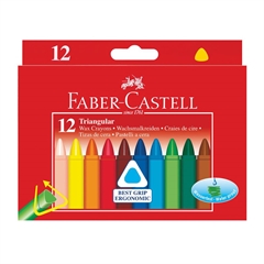 Voštane boje Faber-Castell Triangular, 12 komada