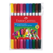 Flomasteri Faber-Castell dvostrani, 10 komada