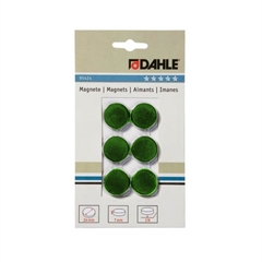 Magneti Dahle, fi-24 mm, 6 komada, zelena