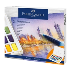 Vodene bojice Faber-Castell Blue Line, 24 komada