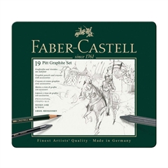 Komplet grafitnih olovki Faber-Castell Monochrome M