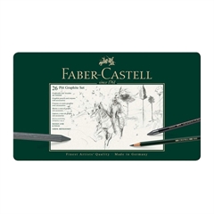 Komplet grafitnih olovki Faber-Castell Monochrome B