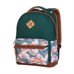 Školski ruksak Target Canvas Floral Green