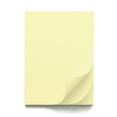 Hamer papir B1, 220 g, 10 listova, svjetlo žuti