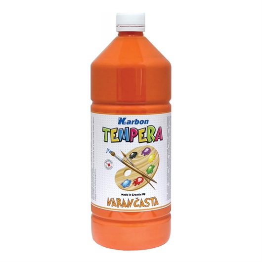 Tempera Karbon, narančasta, 1 L