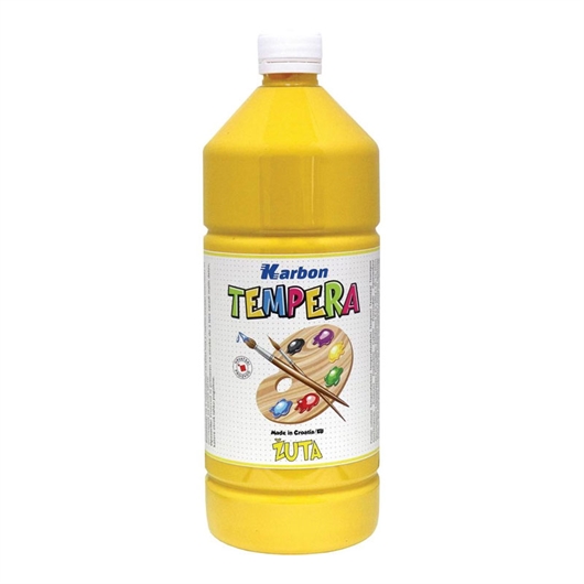 Tempera Karbon, žuta, 1 L