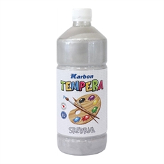 Tempera Karbon, srebrna, 1 L