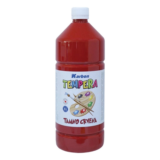 Tempera Karbon, tamno crvena, 1 L