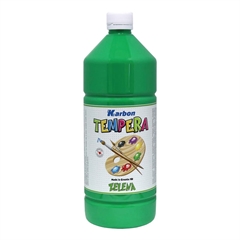 Tempera Karbon, zelena, 1 L