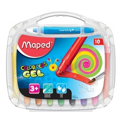 Voštane boje Maped Color'peps gel, 10 komada