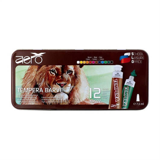 Tempera boje Aero Lav, 7,5 ml